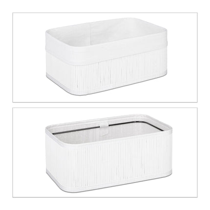 Storage basket bathroom 3 parts