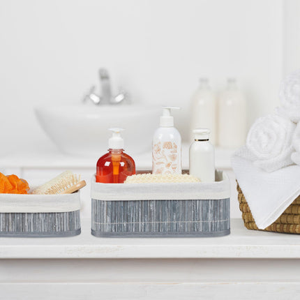 Storage basket bathroom 3 parts