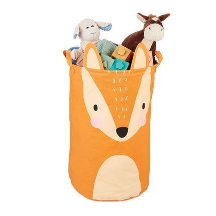Storage basket for children with fox motif