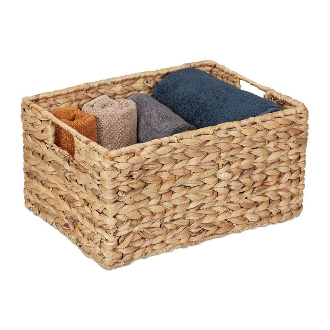 Storage basket for water hyacinth