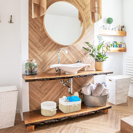 Storage baskets Set of 4 Bamboo