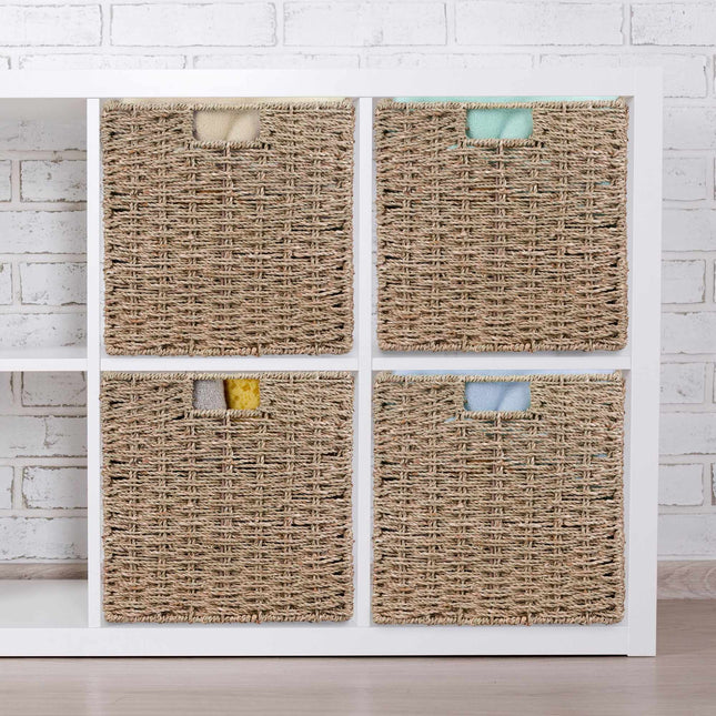 Storage basket seagrass set