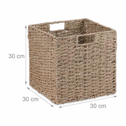 Storage basket seagrass set