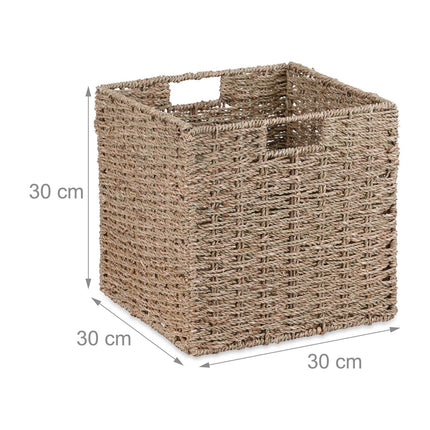 Storage basket seagrass set