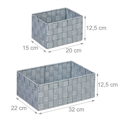 Storage basket set of 3