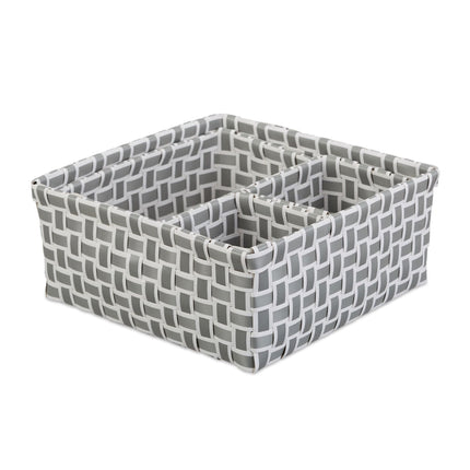 Storage basket set of 4 woven