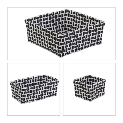Storage basket set of 4 woven