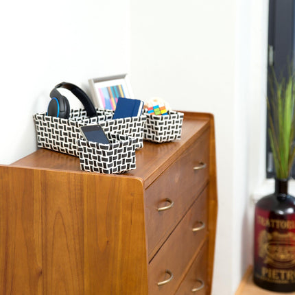 Storage basket set of 4 woven