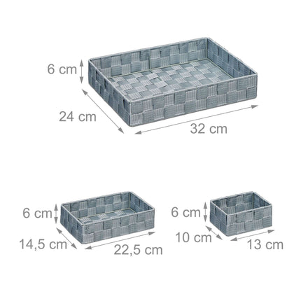 Storage basket set of 6