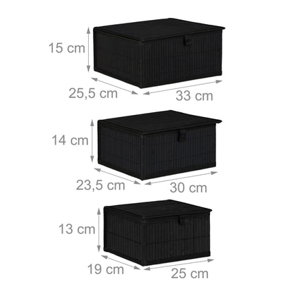Storage baskets - set of 3