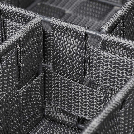 Storage basket with 5 compartments