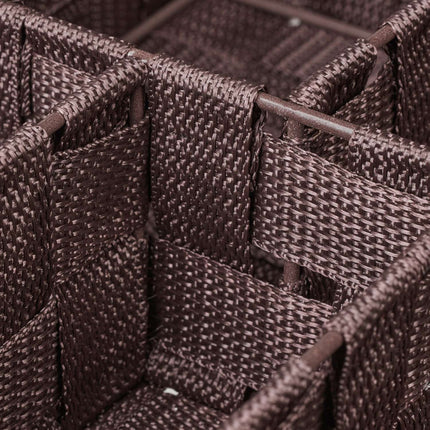Storage basket with 5 compartments