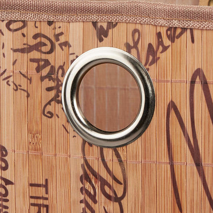 Storage basket with Paris print