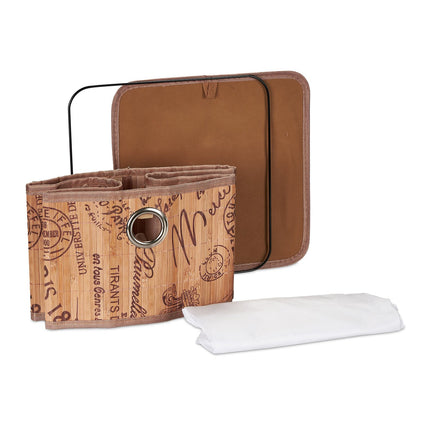 Storage basket with Paris print