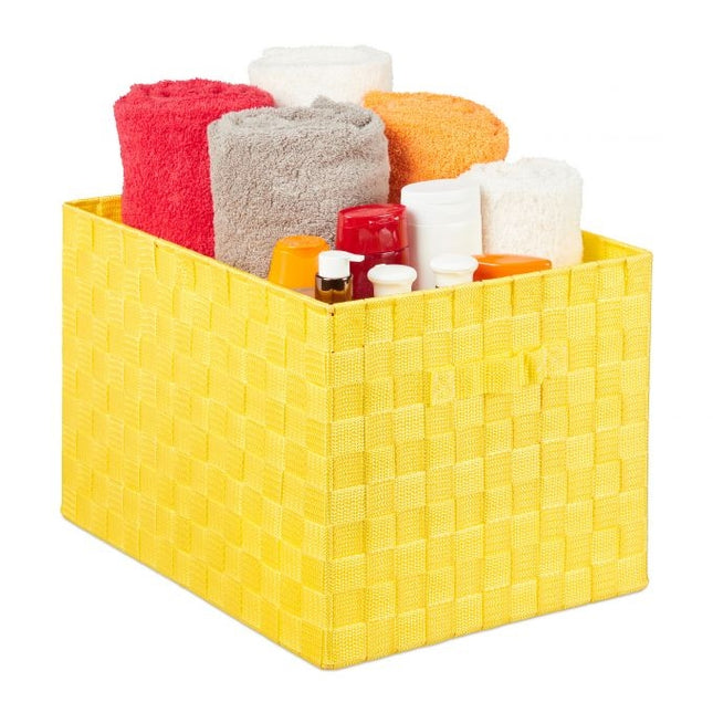 Storage basket with handle