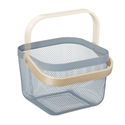 Storage basket with handle