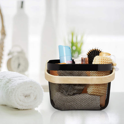 Storage basket with handle