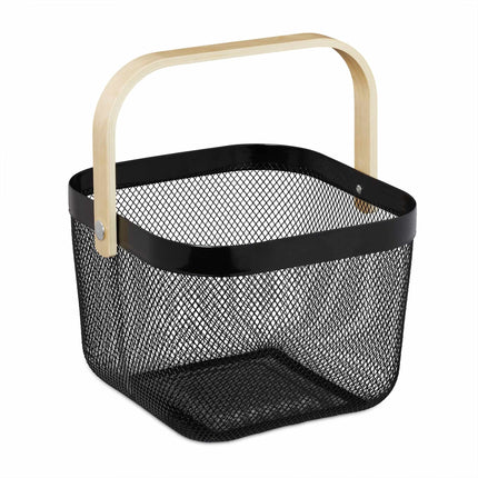 Storage basket with handle