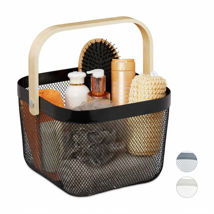 Storage basket with handle