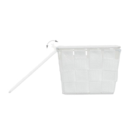 Storage basket with lid