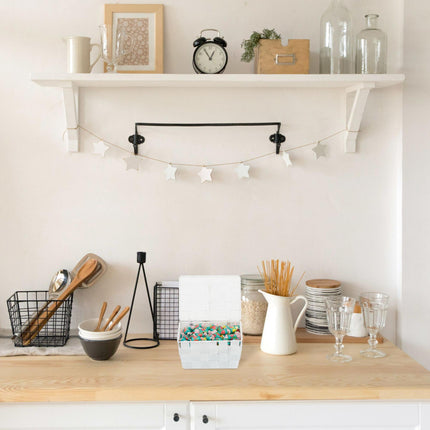 Storage basket with lid