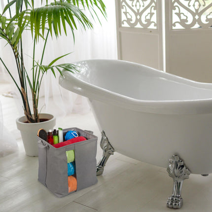 Storage basket with viewing window