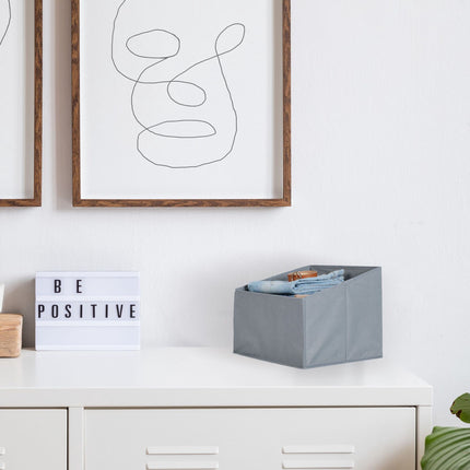 Storage box fleece set of 2