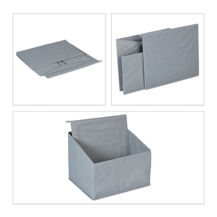 Storage box fleece set of 2