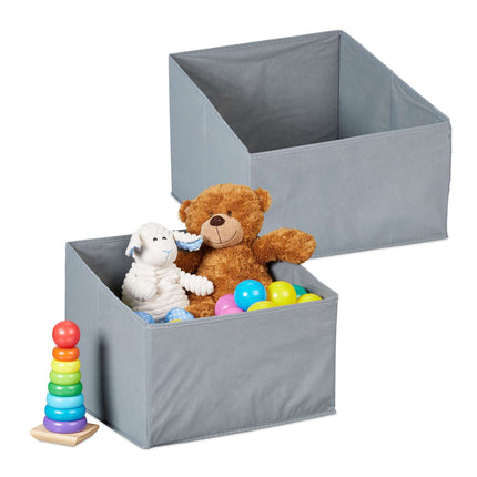 Storage box fleece set of 2