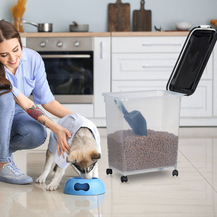 Storage box for dog food, 2 pcs