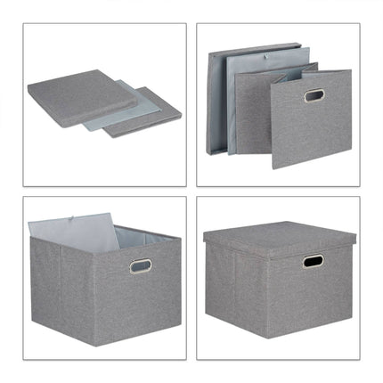 Storage box square set of 2