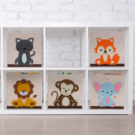 Storage box with monkey motif