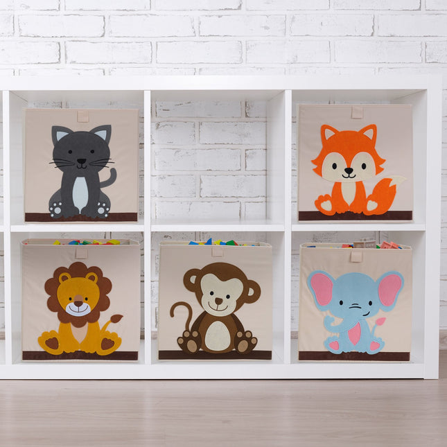 Storage box with monkey motif