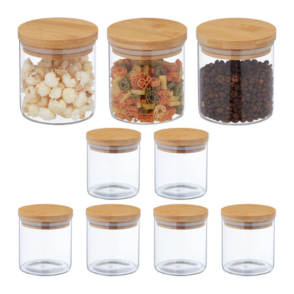 Storage jars 500 ml in sets of 9