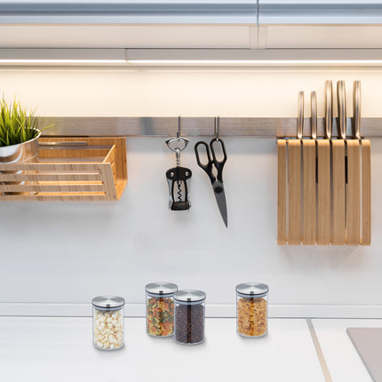 Storage jars in sets of 4,750 ml