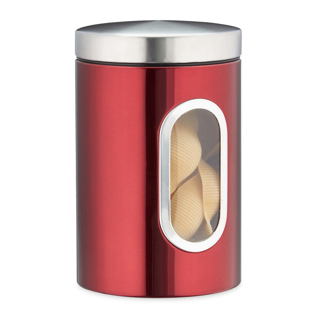 Storage jar with viewing window