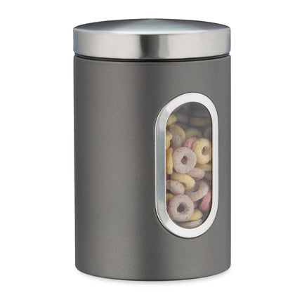 Storage jar with viewing window