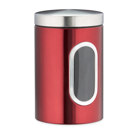 Storage jar with viewing window