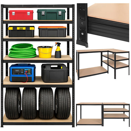 Storage rack - black 180x100x60 Bigstreen