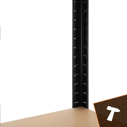 Storage rack - black 180x100x60 Bigstreen
