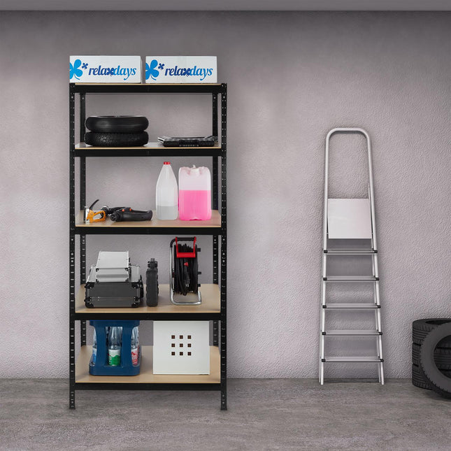 Storage shelf 1325 kg black