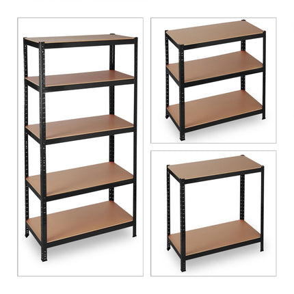 Storage shelf 1325 kg black