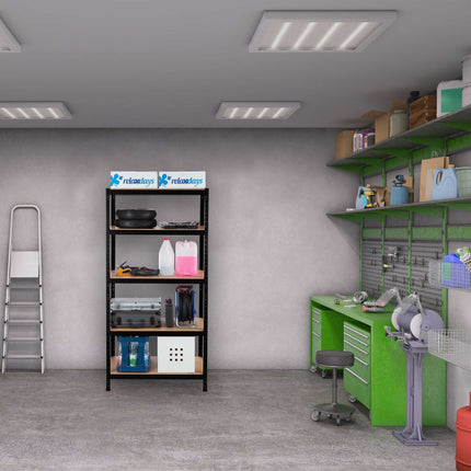 Storage shelf 1325 kg black