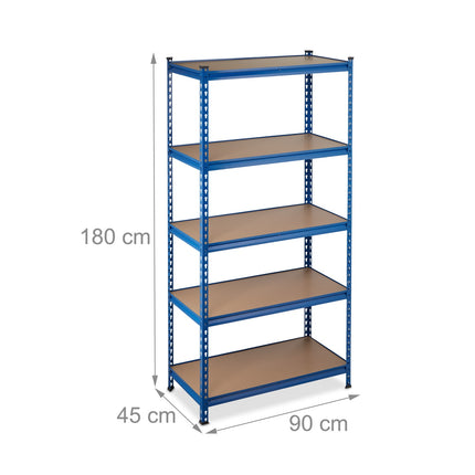 Storage shelf 1325 kg blue