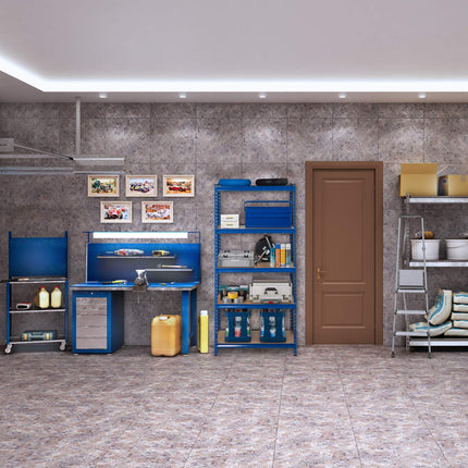 Storage shelf 1325 kg blue