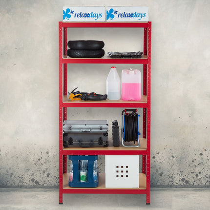 Storage shelf 1325 kg red