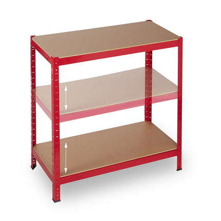 Storage shelf 1325 kg red