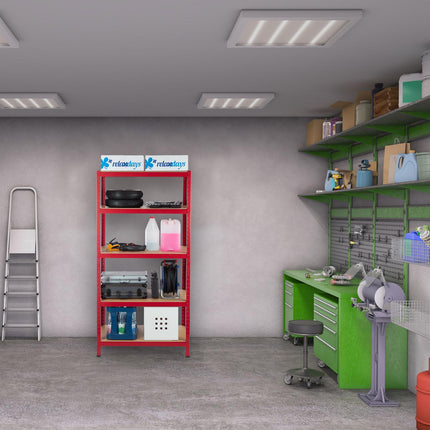 Storage shelf 1325 kg red