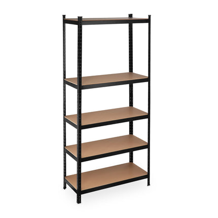 Storage shelf 220 cm high, black