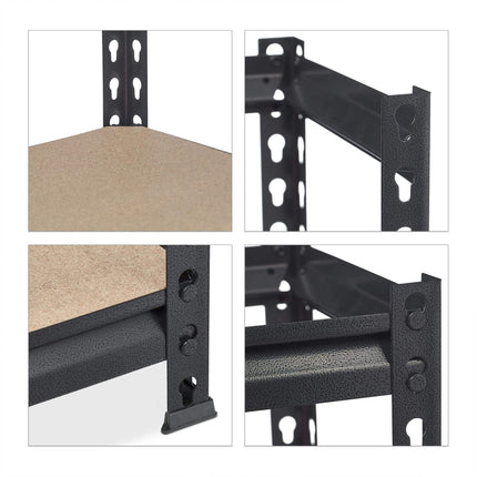 Storage shelf black